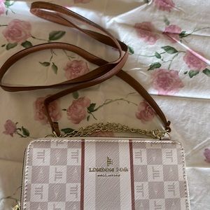 London Fog crossbody wallet bag